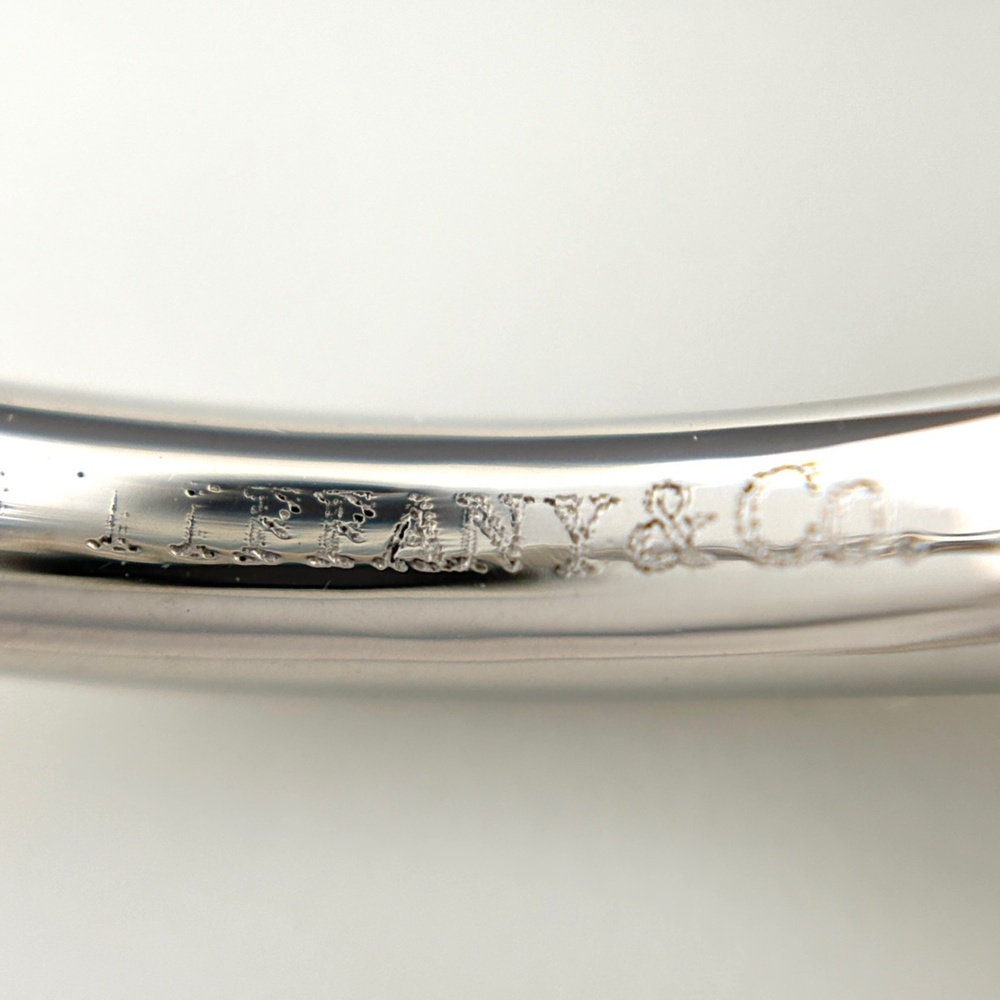 TIFFANY Silver Diamond Ring - Picture 5 of 5